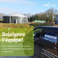 Offre d'emploi : Technicien Expert Méthanisation (H/F)